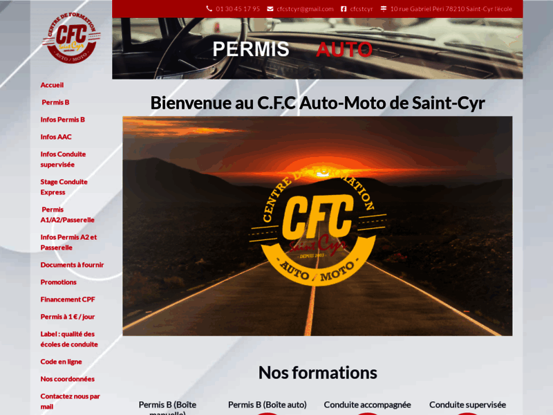 › Voir plus d'informations : Cfc Auto-Moto De Saint-Cyr