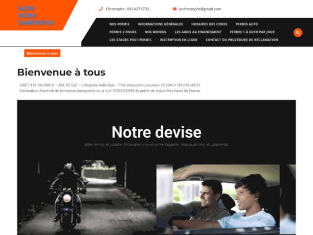 Driving School Christophe - Pecquencourt