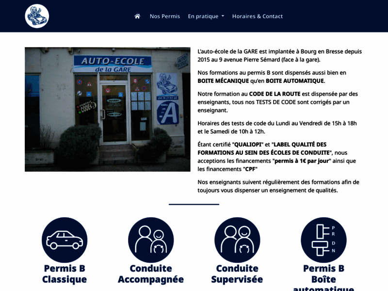 › Voir plus d'informations : Auto-École De La Gare