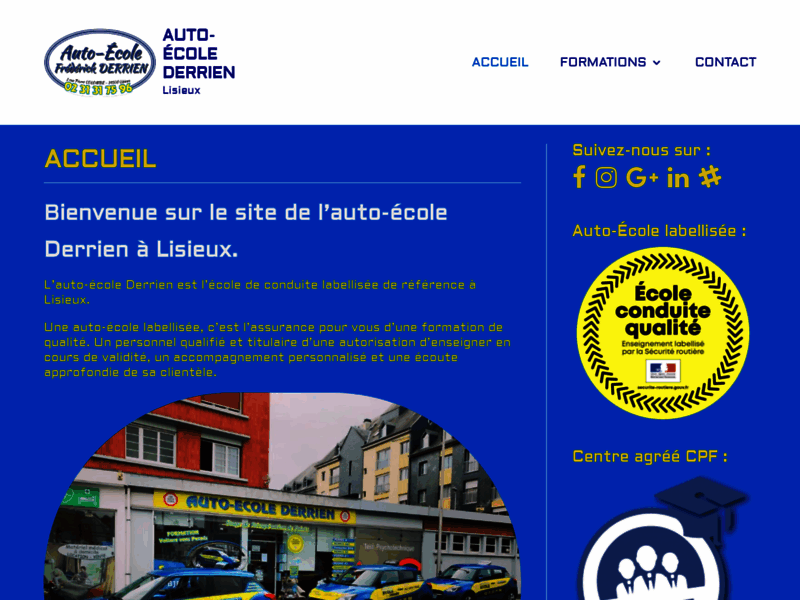 › Voir plus d'informations : Driving School Derrien