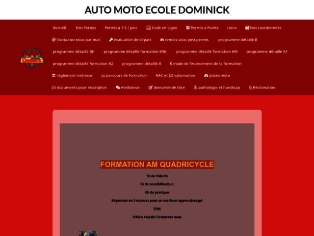 › Voir plus d'informations : Driving School Dominick