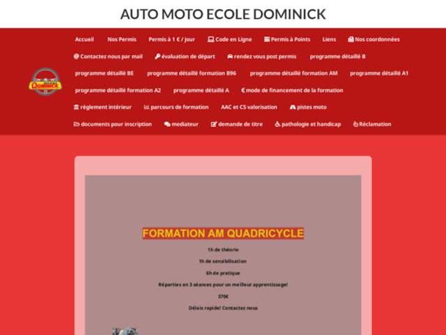 › Voir plus d'informations : Driving School Dominick
