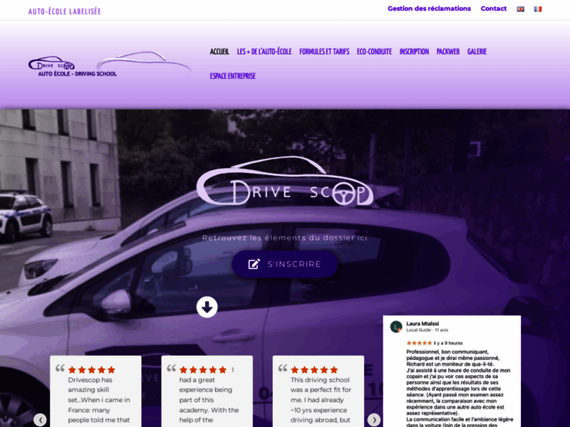 › Voir plus d'informations : Driving School Drivescop