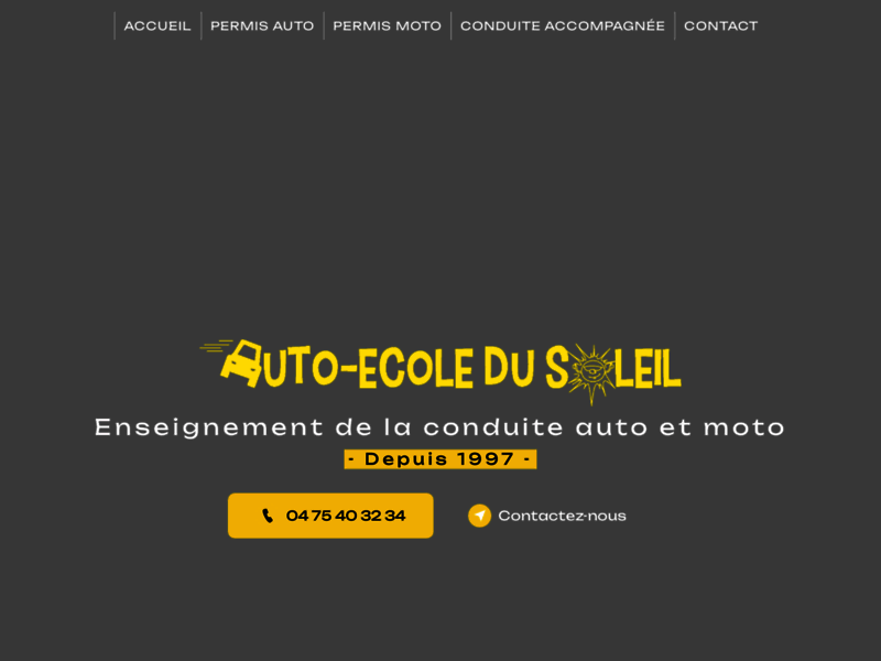 › Voir plus d'informations : Driving School Du Soleil
