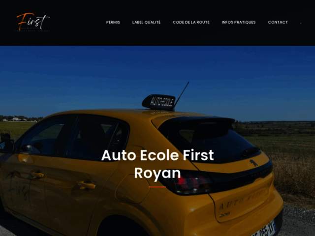 › Voir plus d'informations : Auto / Moto École - First