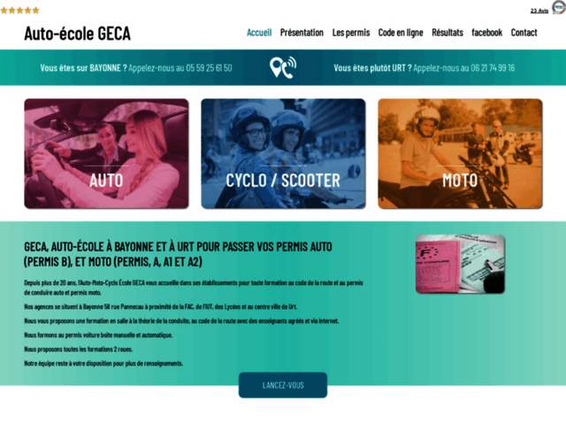 › Voir plus d'informations : Auto-Ecole GECA