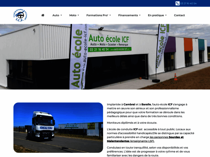 › Voir plus d'informations : Auto-Moto-Poids Lourd School I.c.f.