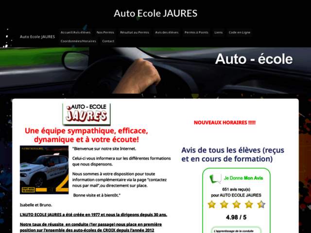 › Voir plus d'informations : Driving School Le Jaurès