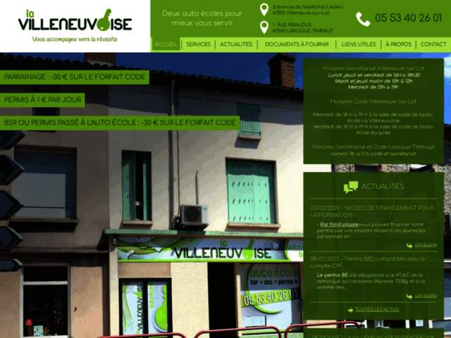 › Voir plus d'informations : La Villeneuvoise