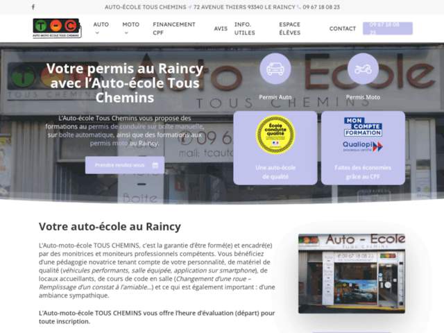 Tous Chemins Auto Moto École