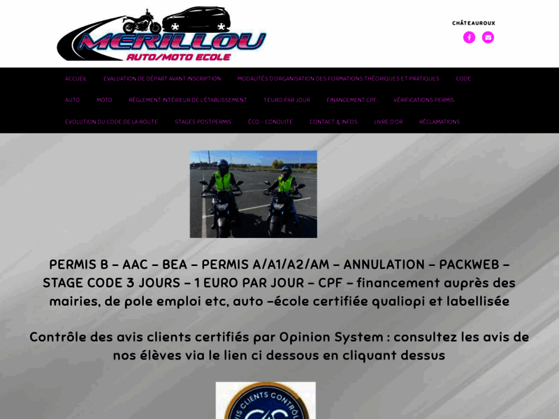 › Voir plus d'informations : Auto-Ecole Mérillou