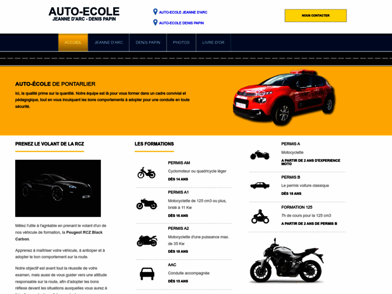 › Voir plus d'informations : Driving School Jeanne D'arc