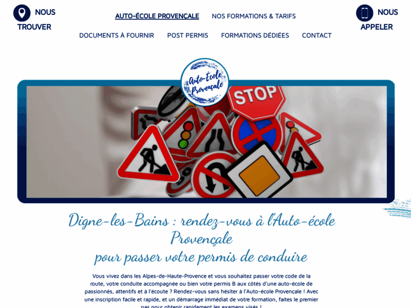 › Voir plus d'informations : Auto-École Provençale