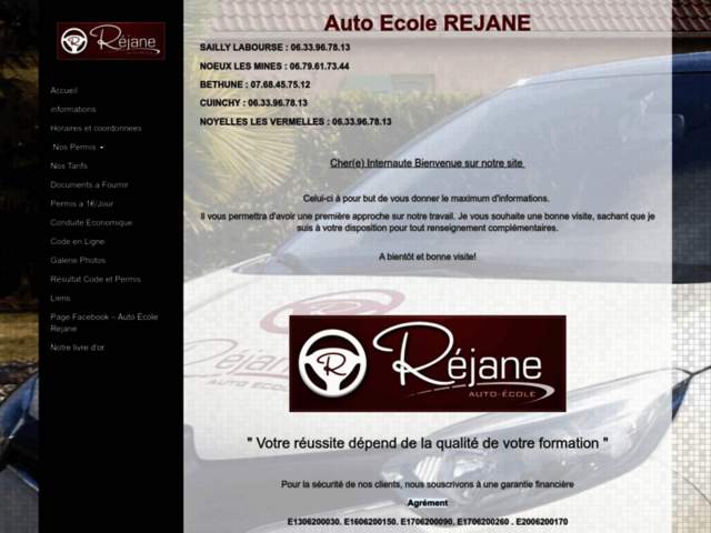 › Voir plus d'informations : Auto-École Réjane