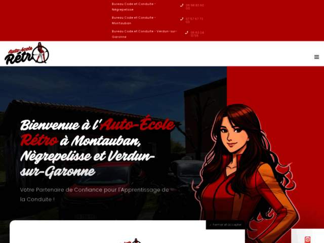 › Voir plus d'informations : Driving School Rétro - Beaumont-De-Lomagne
