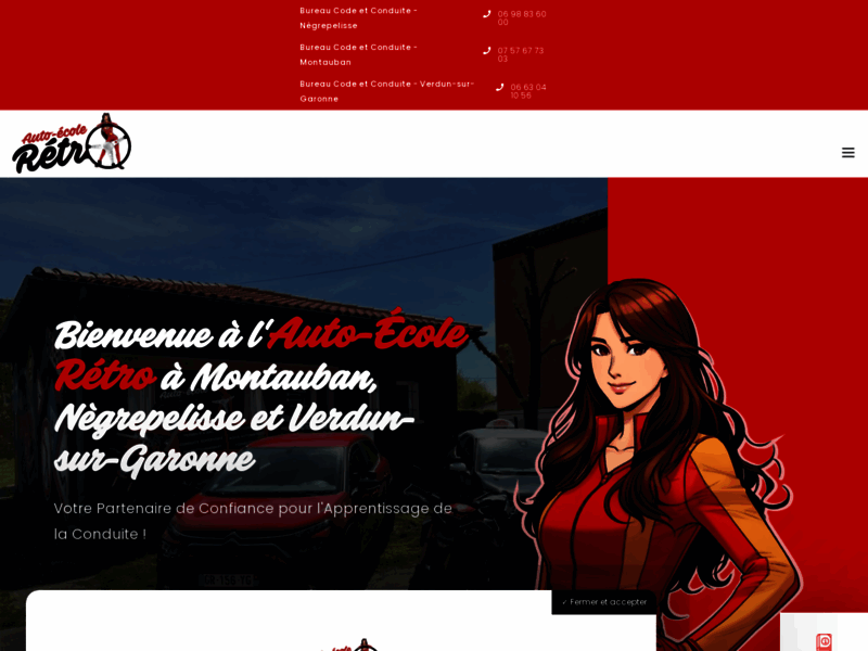 › Voir plus d'informations : Driving School Rétro - Beaumont-De-Lomagne