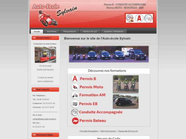 › Voir plus d'informations : Driving School Sylvain