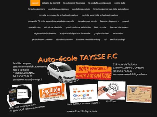 Driving School Taysse Fc Gradignan .