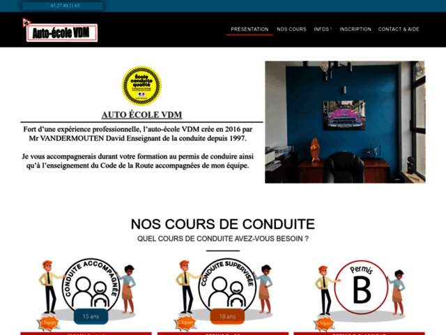 › Voir plus d'informations : Driving School Vdm