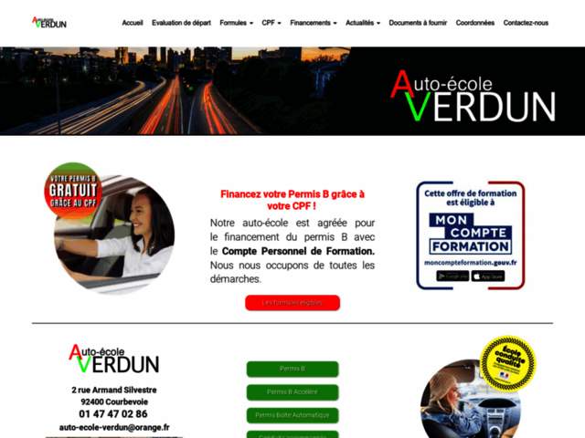 › Voir plus d'informations : Driving School Verdun Courbevoie