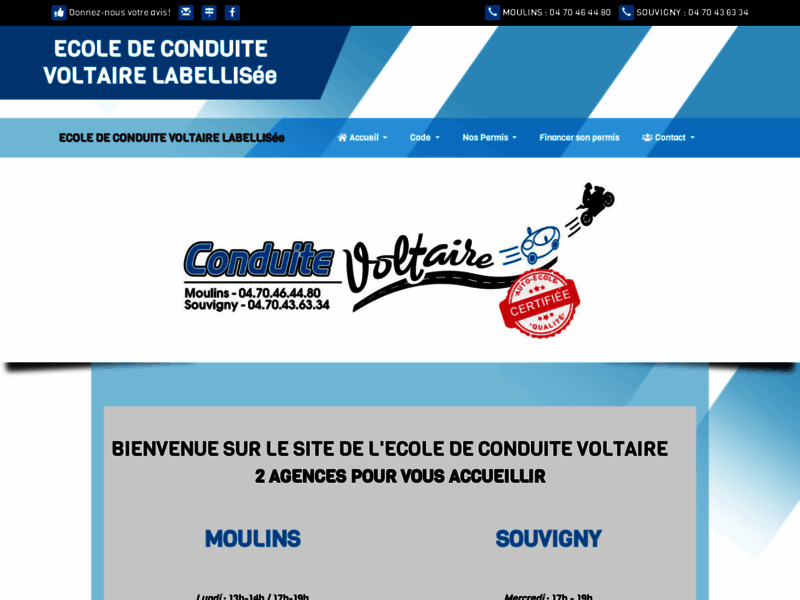 › Voir plus d'informations : School Of Driving Voltaire