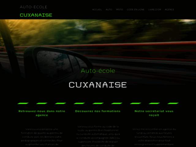 › Voir plus d'informations : Driving School Cuxanaise