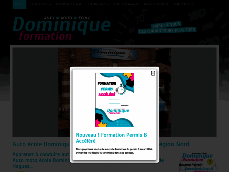 › Voir plus d'informations : Auto Moto Ecole Dominique Formation