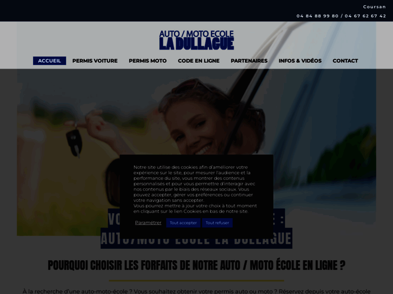 › Voir plus d'informations : Auto-Moto École La Dullague Coursan