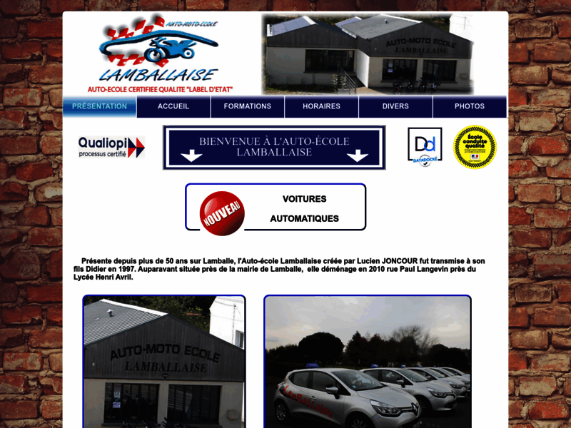 › Voir plus d'informations : Driving School Lamballaise