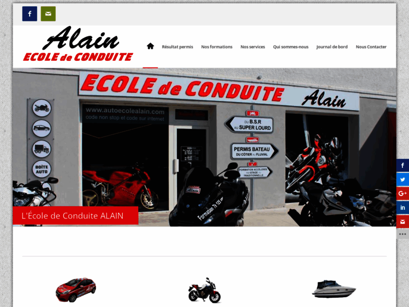 › Voir plus d'informations : School Of Driving Alain : Driving School