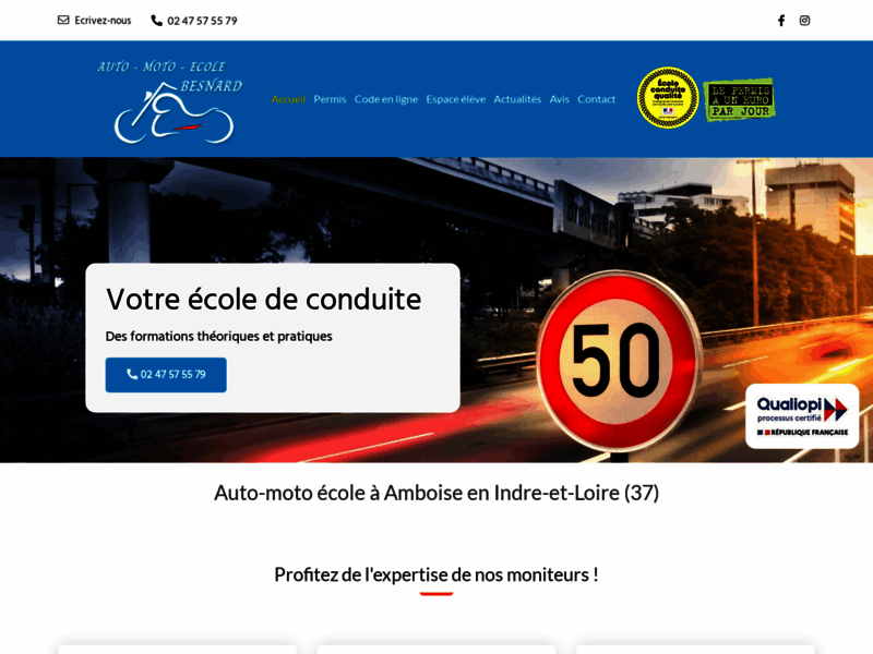 › Voir plus d'informations : Auto Moto School Besnard