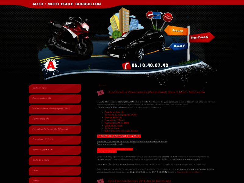 › Voir plus d'informations : Driving School Bocquillon