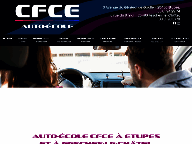 › Voir plus d'informations : Driving School Cfce