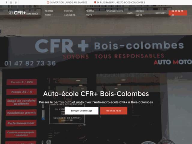 › Voir plus d'informations : Auto Moto School Cfr+ Bois-Colombes