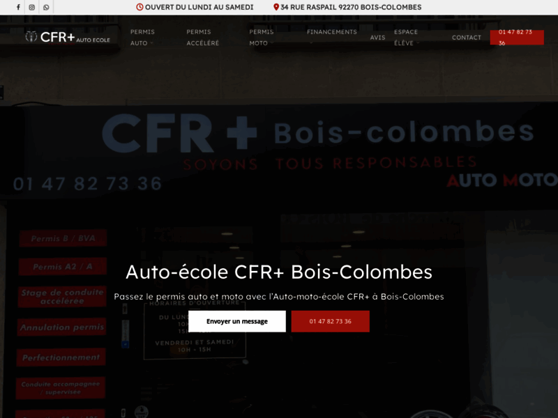› Voir plus d'informations : Auto Moto School Cfr+ Bois-Colombes
