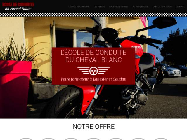 › Voir plus d'informations : Auto Moto School Of Cheval Blanc