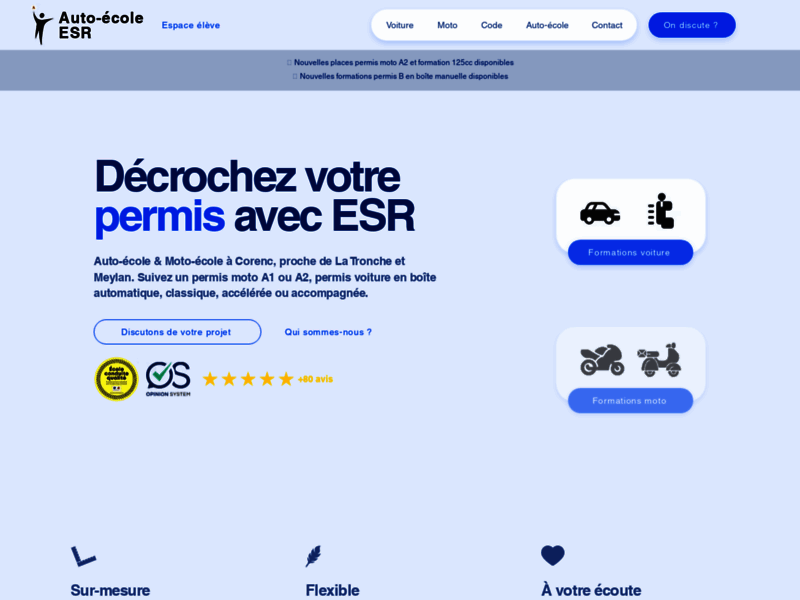 › Voir plus d'informations : Driving School Esr Box Automatic Motorcycle