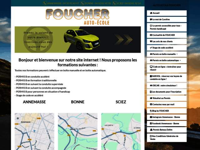 › Voir plus d'informations : Driving School Foucher
