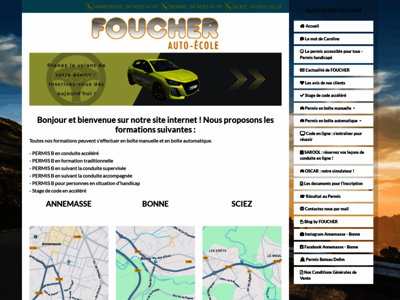 › Voir plus d'informations : Driving School Foucher