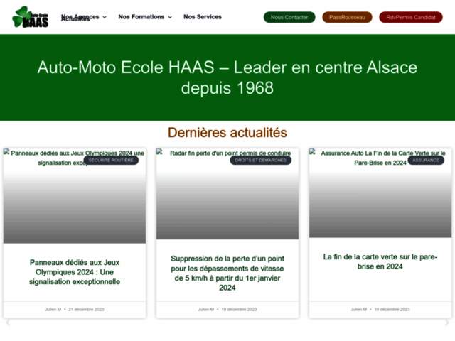 › Voir plus d'informations : Piste Auto-Moto-Remorque Ecole Haas