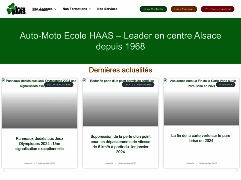 › Voir plus d'informations : Piste Auto-Moto-Remorque Ecole Haas