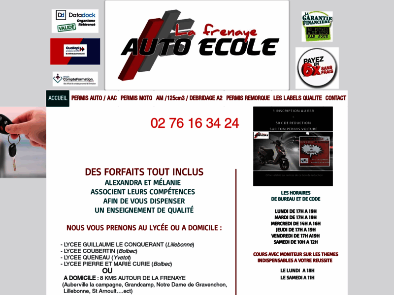 › Voir plus d'informations : Auto Moto School De La Frenaye