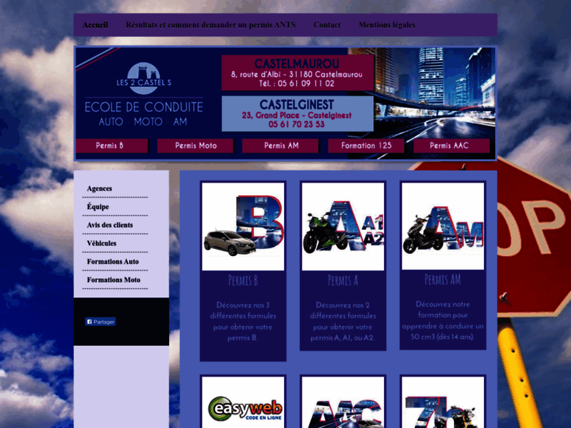 › Voir plus d'informations : Driving School Les 2 Castel's