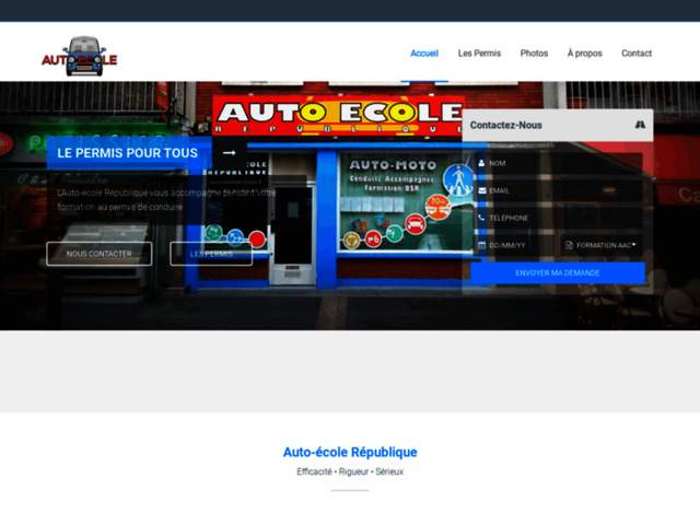 › Voir plus d'informations : Auto-école République