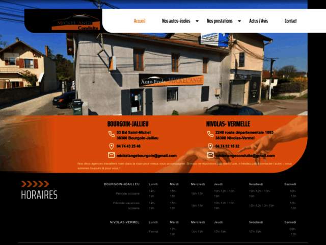 › Voir plus d'informations : Driving School Mickelange Conduite