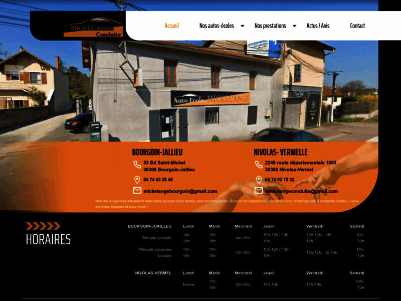 › Voir plus d'informations : Driving School Mickelange Conduite