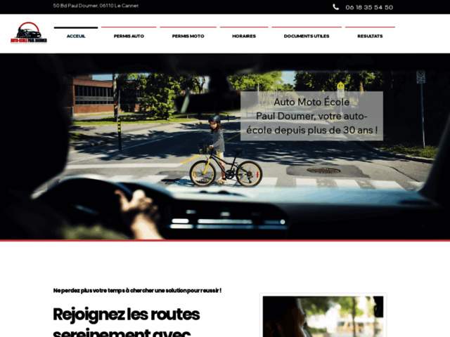 › Voir plus d'informations : Driving School Paul Doumer "Le Cannet Rocheville"