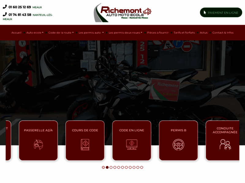 › Voir plus d'informations : Self - Motorcycle School Richemont Meaux