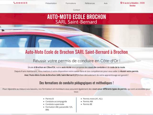 › Voir plus d'informations : Auto Moto Ecole De Brochon