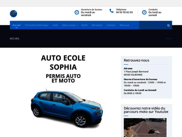 › Voir plus d'informations : Driving School Sophia - Alpha Conduite